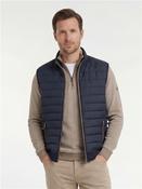 Mix Media Bodywarmer - Navy - L