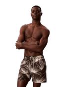 Medium Drawstring Print Trunk - Brown - M image