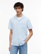 Classic Linen Cuban Collar Shirt - Blue - S image