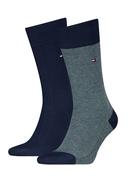 2 Pack Premium Birdseye Socks - Navy - 9-12 image