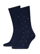2 Pack Micro Pattern Socks - Navy - 6-8 image