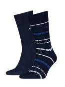 2 Pack Summer Bretton Socks - Navy - 9-12 image