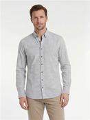 Easy Care Geo Pattern Button Down Shirt - White - M image