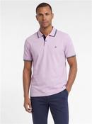 Contrast Collar Polo - Purple - M image