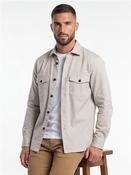 Solermo Overshirt - Stone - M
