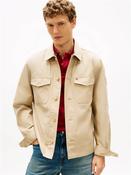 Cotton Nylon Shirt Jacket - Beige - S image