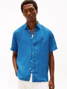 Pigment Dyed Short Sleeve Shirt - Blue - S image