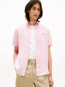Pigment Dyed Short Sleeve Shirt - Pink - M image