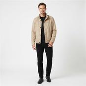 Regular Fit Light Suede Jacket - Beige - 44R image