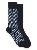 2 Pack Ministar Cotton Socks - Blue - 6-8 image