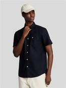 Short Sleeve Oxford Shirt - Navy - S image