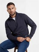 Quarter Zip Sweatshirt - Navy - S image
