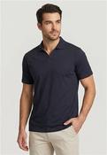 Tailored Short Sleeve Polo - Navy - M
