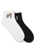 2 Pack Cotton Sneaker Socks  - 6-8 image