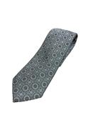 Sartorial Geo 8cm Silk Tie - Green image