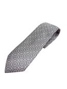 Sartorial Geo 8cm Silk Tie - Pink