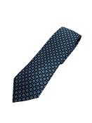 Sartorial Geo 8cm Silk Tie - Navy image