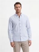 Easy Care Stripe Button Down Shirt - Blue - M image