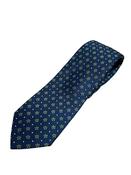 Floral 8cm Silk Tie - Navy image