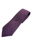 Geo Mini 8cm Silk Tie - Pink image