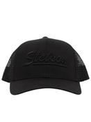 Baseball Monochrome Trucker Cap - Black image