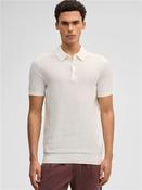 Adrian Knitted Polo - Stone - M image