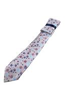 Floral 7.5cm Tie &amp; Pocket Square - Pink image