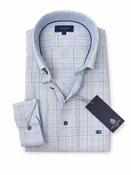 Ivy Fil A Fil Check Shirt - Blue - S