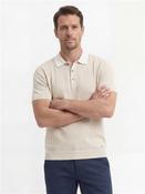 Drop Needle Short Sleeve Polo - Stone - L image