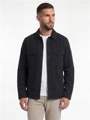 Locky 3 Linen Pocket Overshirt - Navy - S image
