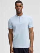 Vincent Polo Zip Knit - Blue - M image