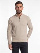 H Ulicio Half Zip - Beige - M image