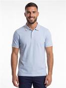 Soft Cotton Tipping Polo - Blue - S image
