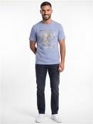 Water Stack Logo T-Shirt - Blue - M image