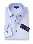 Maggiore Stripe Dobby Shirt - Blue - S image
