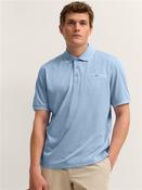 Two Tone Structured Polo - Blue - M image