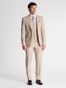 Plain 3 Piece Suit - Stone - 40R image