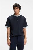 Te Blocks T-Shirt - Navy - S image