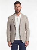 Plain Linen Blazer - Stone - 38S image