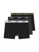 3 Pack Power Design Boxer Brief - Black - S image