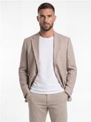 Plain Linen Blazer - Pink - 40R image