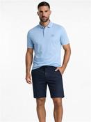 Chino Tapered Textured Linen Shorts - Navy - 30 image