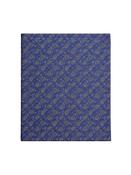 Geo Dot Silk Woven Pocket Square - Navy image