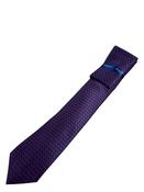 Geo Square 7.5cm Tie With Pocket Square - Red image