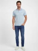 Tipping Pique Polo - Blue - M