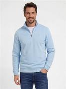 Superfine Quarter Zip Sweatshirt - Blue - S image