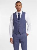 Plain Waistcoat - Blue - 40R image