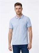 Tipping Pique Polo - Blue - M image
