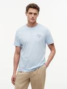 Script Stack T-Shirt - Blue - S