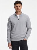 Quarter Zip Sweat - Grey - M image